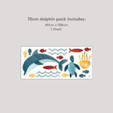 Dolphin Fabric Decal