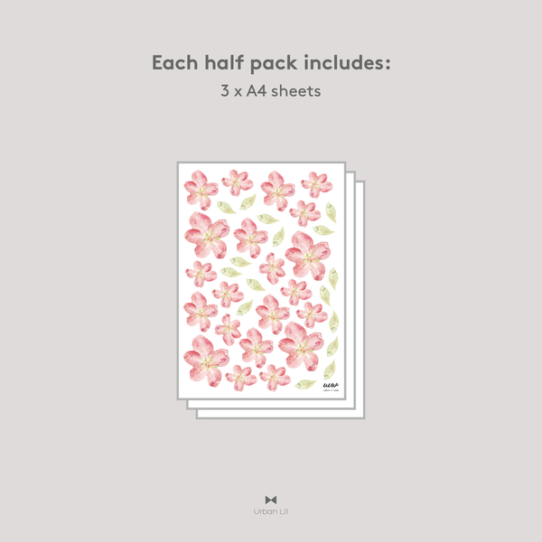 Cherry Blossoms Fabric Decal