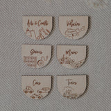 Scallop Toy Bin Tag by Melissa C. Koh x Urban Li'l