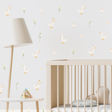 鸭子派对布料贴纸