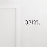 Family Name Unit Number Signage