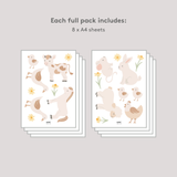 Farmhouse Animals Fabric Decal