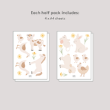 Farmhouse Animals Fabric Decal