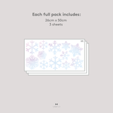 Snowflakes Fabric Decal