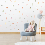 Garden Fairies Fabric Decal