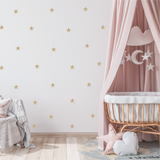 Dreamy Stars Fabric Decal | Glitter Decal