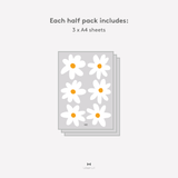 Daisy Fabric Decal