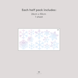 Snowflakes Fabric Decal