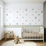 Dino Explorer Fabric Wall Decal