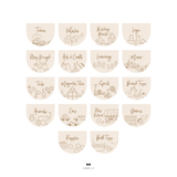 Scallop Toy Bin Tag by Melissa C. Koh x Urban Li'l