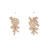 Carnation Everlasting Flower -Engraved