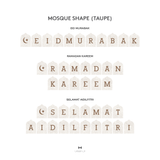 Hari Raya Bunting Fabric Decal