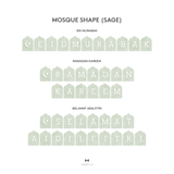 Hari Raya Bunting Fabric Decal