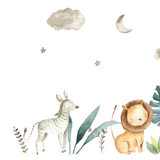 Jungle Friends Fabric Decal