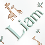 Personalised Baby Name Sign | Single Row