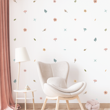 Pastel Fleur Botanica Wall Decal