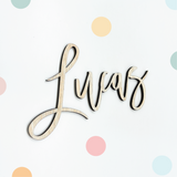 Personalised Baby Name Sign | Single Row