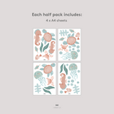 Ocean Life Fabric Decal