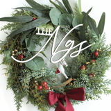 Joy to The World Christmas Wreath