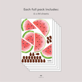 Houseofchais x Urban Li'l 联名款 One In a Melon 织物贴纸