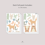 Forest Friends Fabric Decal by Houseofchais x Urban Li'l