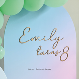 Trio Dome Party Backdrop Board -Textured