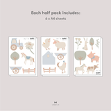 Bab's Barn Fabric Decal by Melissa C. Koh x Urban Li'l