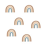 Boho Petite Rainbow Fabric Decal - Simple