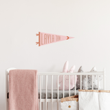 Name Pennant Fabric Decal