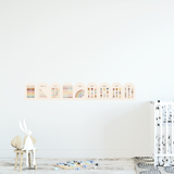 Educational Wall Art Fabric Decal -Ages 2 to 5