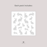 Bunny Suncatcher Decal