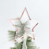 Luxury Personalised Christmas Star Tree Topper