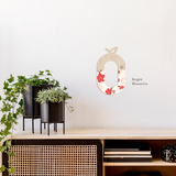 Japandi Tangerine Plaque