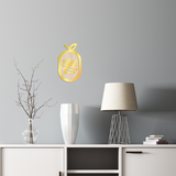 Minimalist Tangerine Plaque