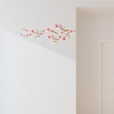 Cherry Blossom Vines Wall Decal