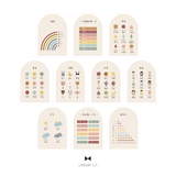 Chinese Educational Wall Art Fabric Decal -Ages 2 to 5