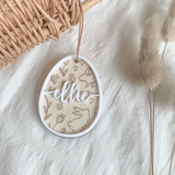 Easter Egg Basket Name Tag