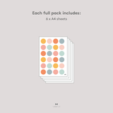 Polka Dot Fabric Decal