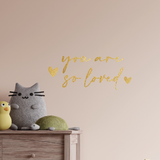 Glitter Removable Decal - Script