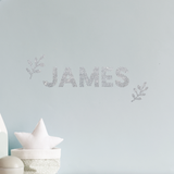 Glitter Removable Decal - Block