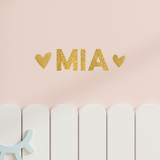 Glitter Removable Decal - Block