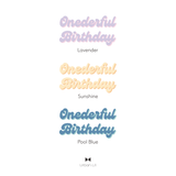 Groovy Backdrop Fabric Decal