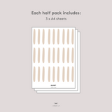 Triplets Fabric Decal by Houseofchais x Urban Li'l