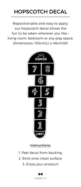 Hopscotch Floor Fabric Decal