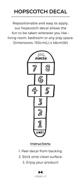 Hopscotch Floor Fabric Decal