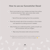 Snowflake Suncatcher Decal