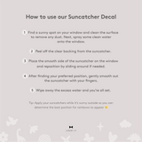 Flower Suncatcher Decal