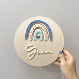 Boho Rainbow Nursery Round by Melissa C. Koh x Urban Li'l