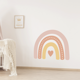 Boho Jumbo Rainbow Fabric Decal - Embellished