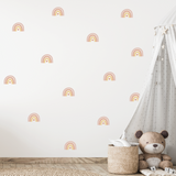Boho Petite Rainbow Fabric Decal - Embellished